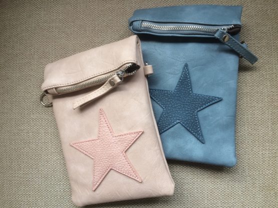 Ibiza star flip top bag pink/blue