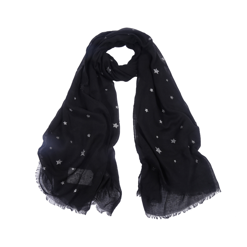 Hilarisch Selectiekader Tol zwarte sjaal glitters en sterren | Trendy Choices