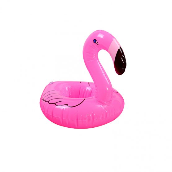 inflatable cup holder flamingo
