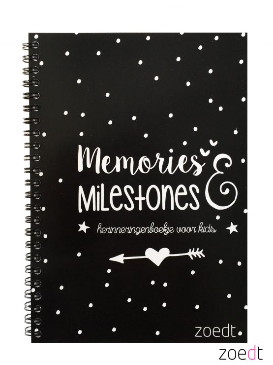 Memories en milestones invulboek herinneringenboek Zoedt