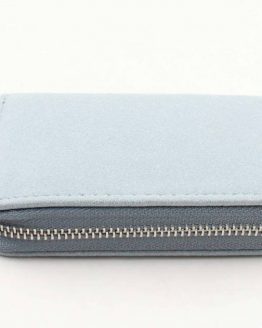 blauw grijze portemonnee met glitters