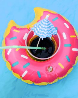 inflatable cup holder donut