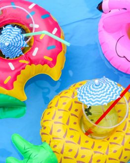 inflatable cup holder ananas