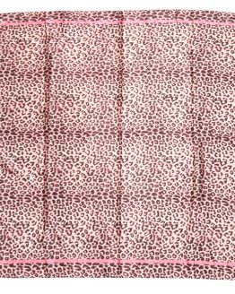 sjaal luipaardprint bruin roze